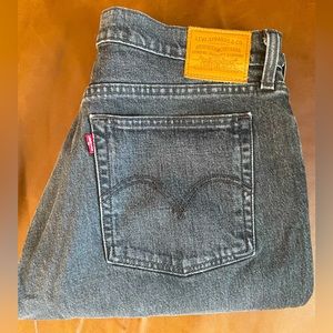 Levi’s Wedgie Straight Jeans | Washed Black